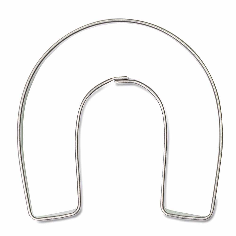 Backförmchen Single-Pack - Weihnachten - Hufeisen 4/0-c