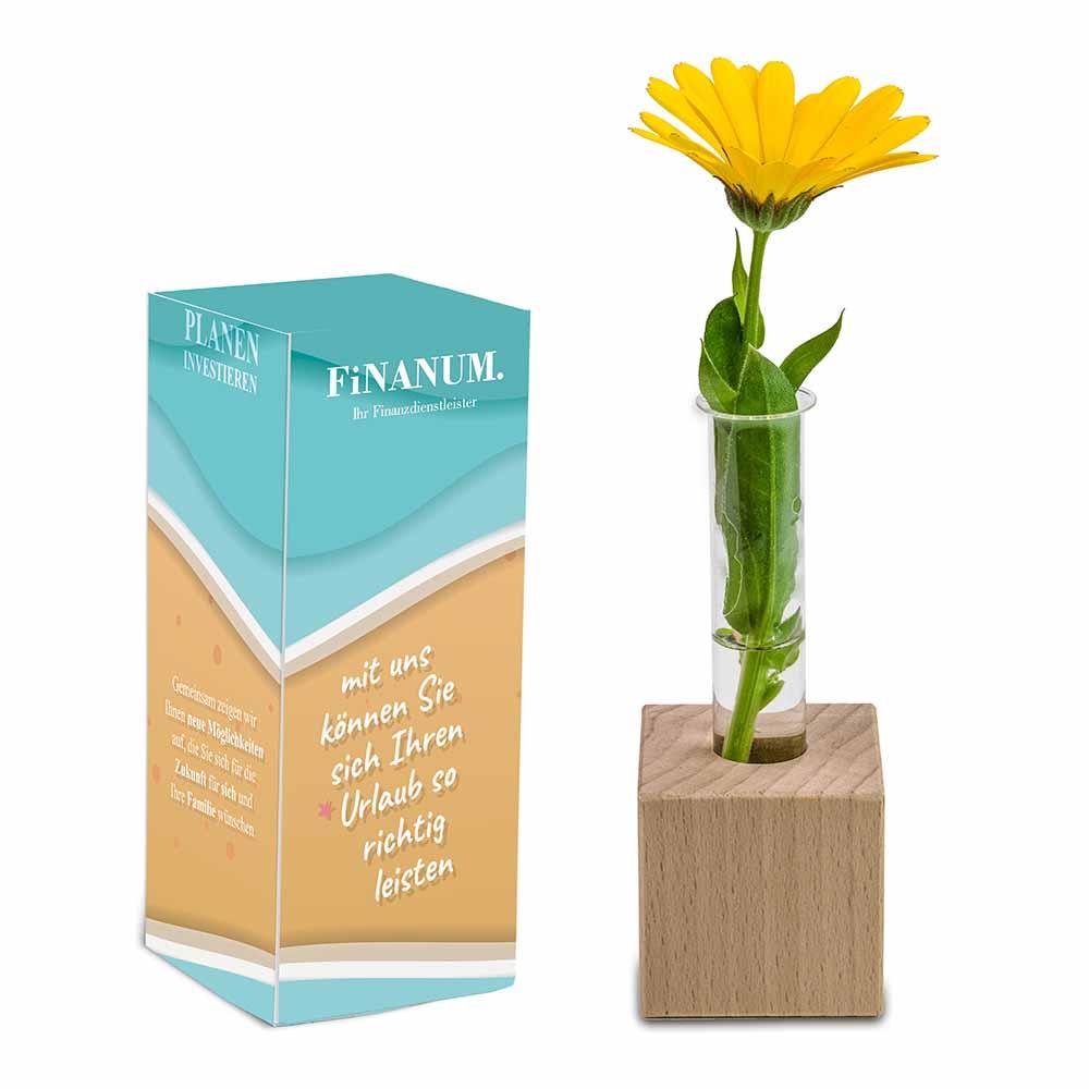 Mini-Vase - mit Digitaldruck und Lasergravur