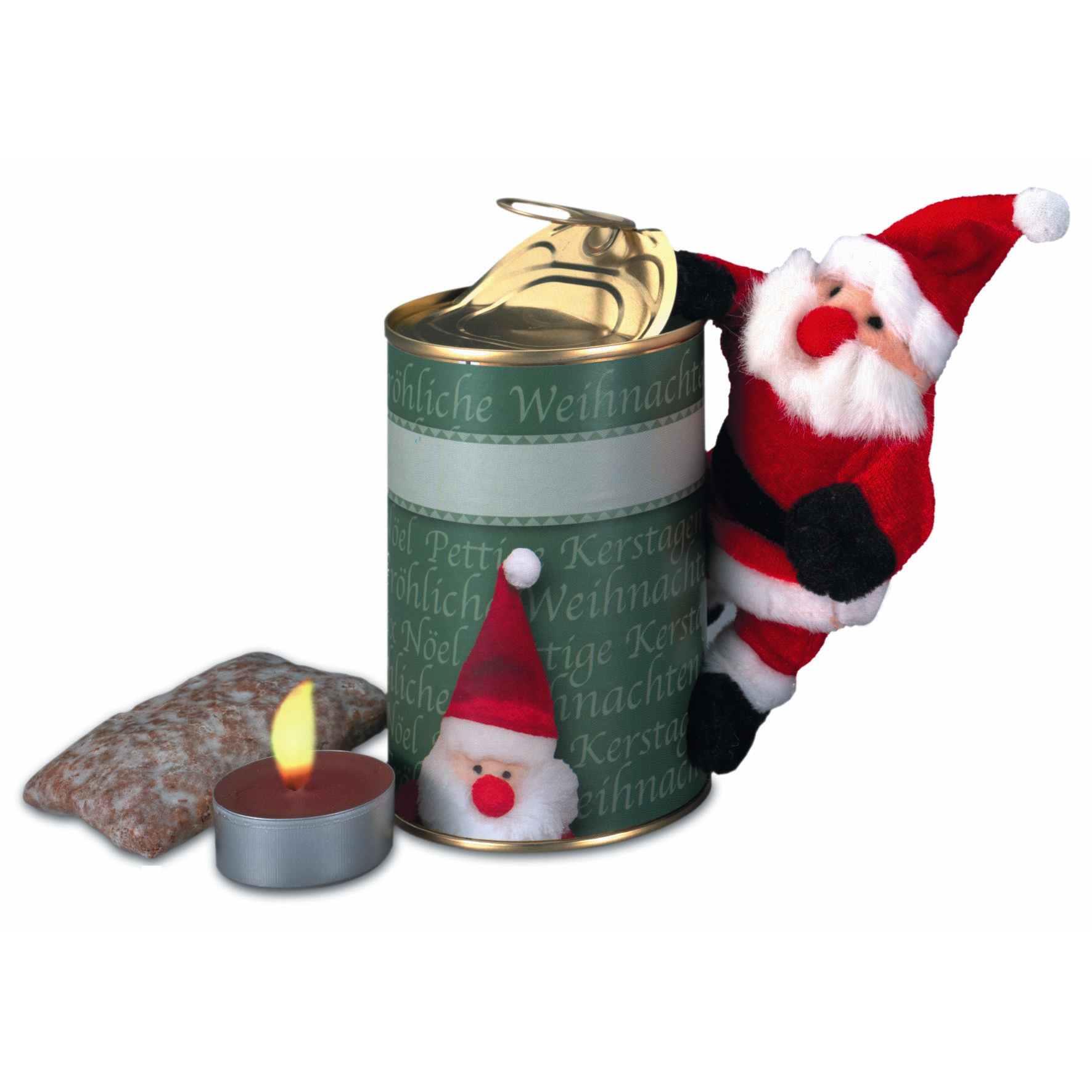 Magnetischer Weihnachtsmann in der Dose