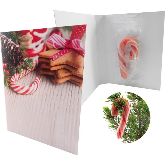 Klappk�rtchen Candy Cane