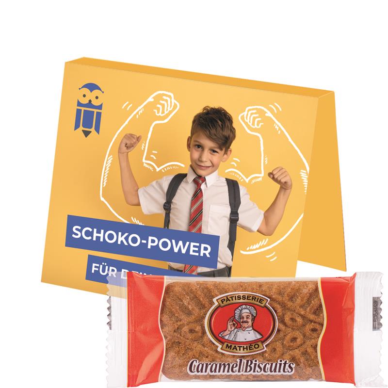 Werbekarte Midi Caramel Biscuits