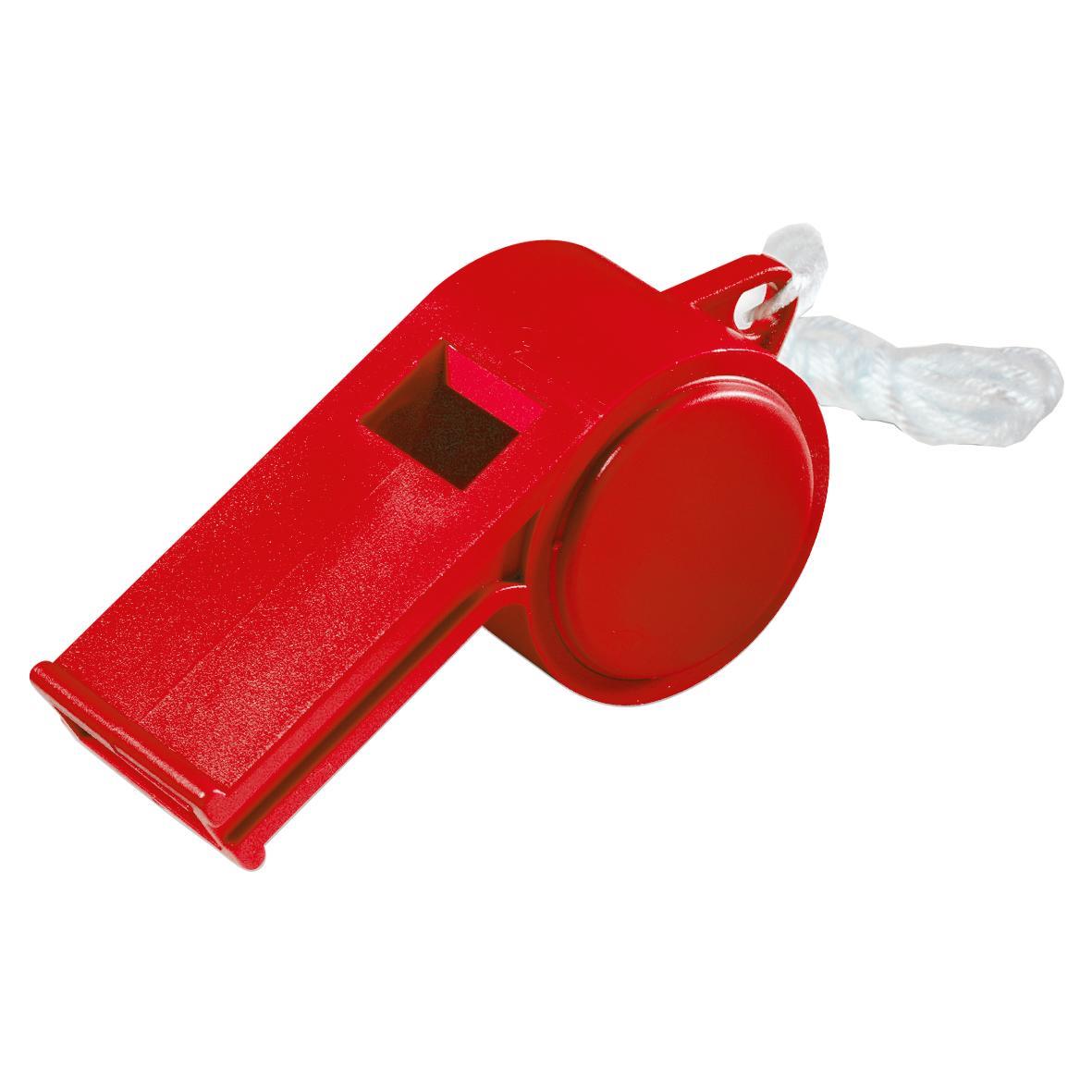 Trillerpfeife ´Sport´, mit Kordel, uni-colour