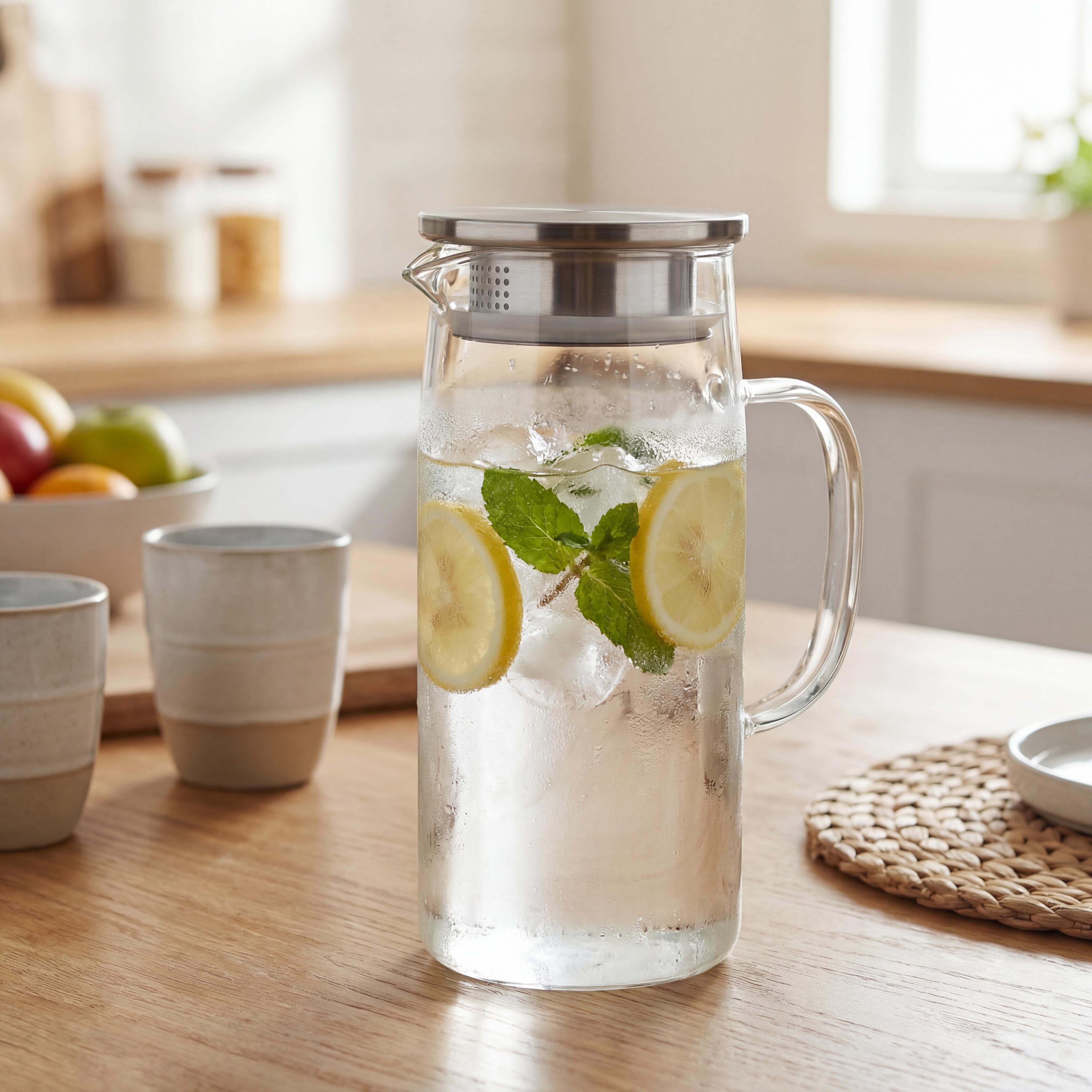 Glaskaraffe ´Vivara´ 1l