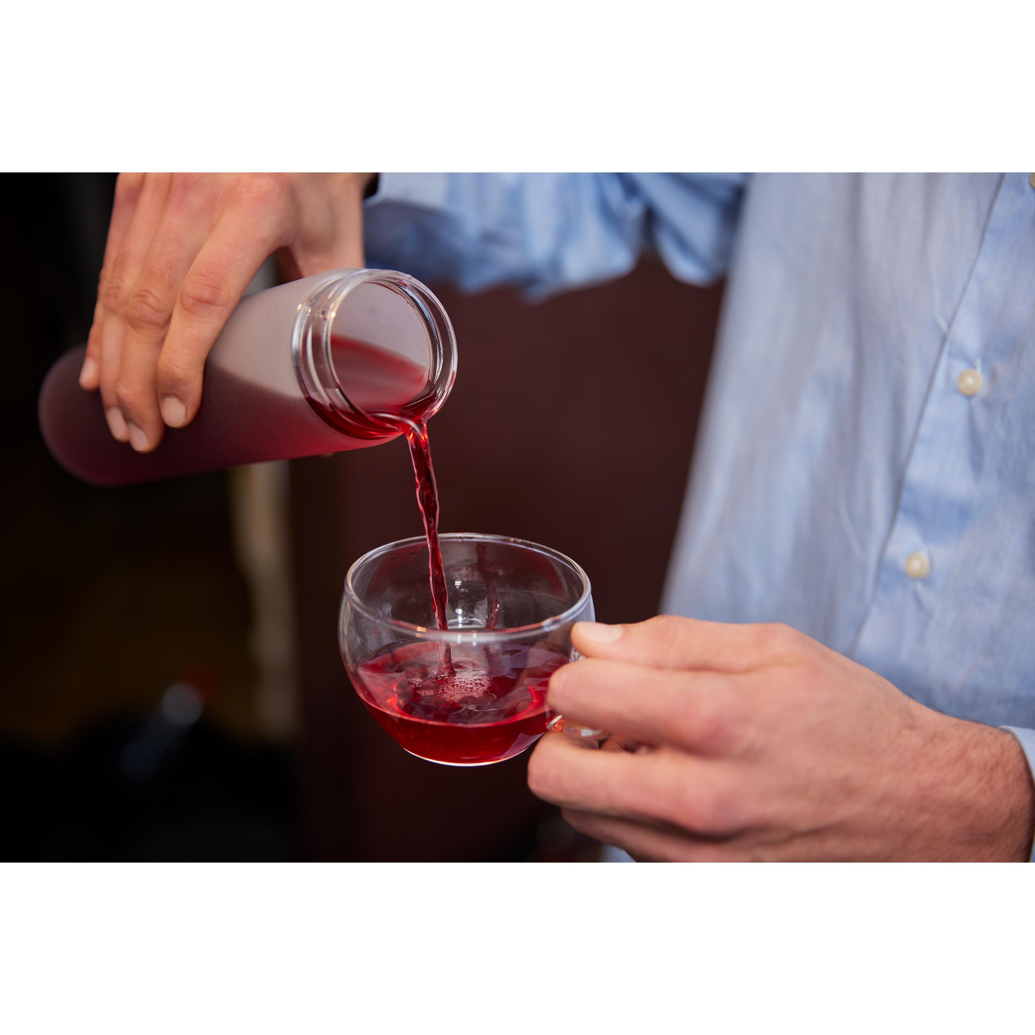 Glasflasche ´Frosted´ 0,55 l