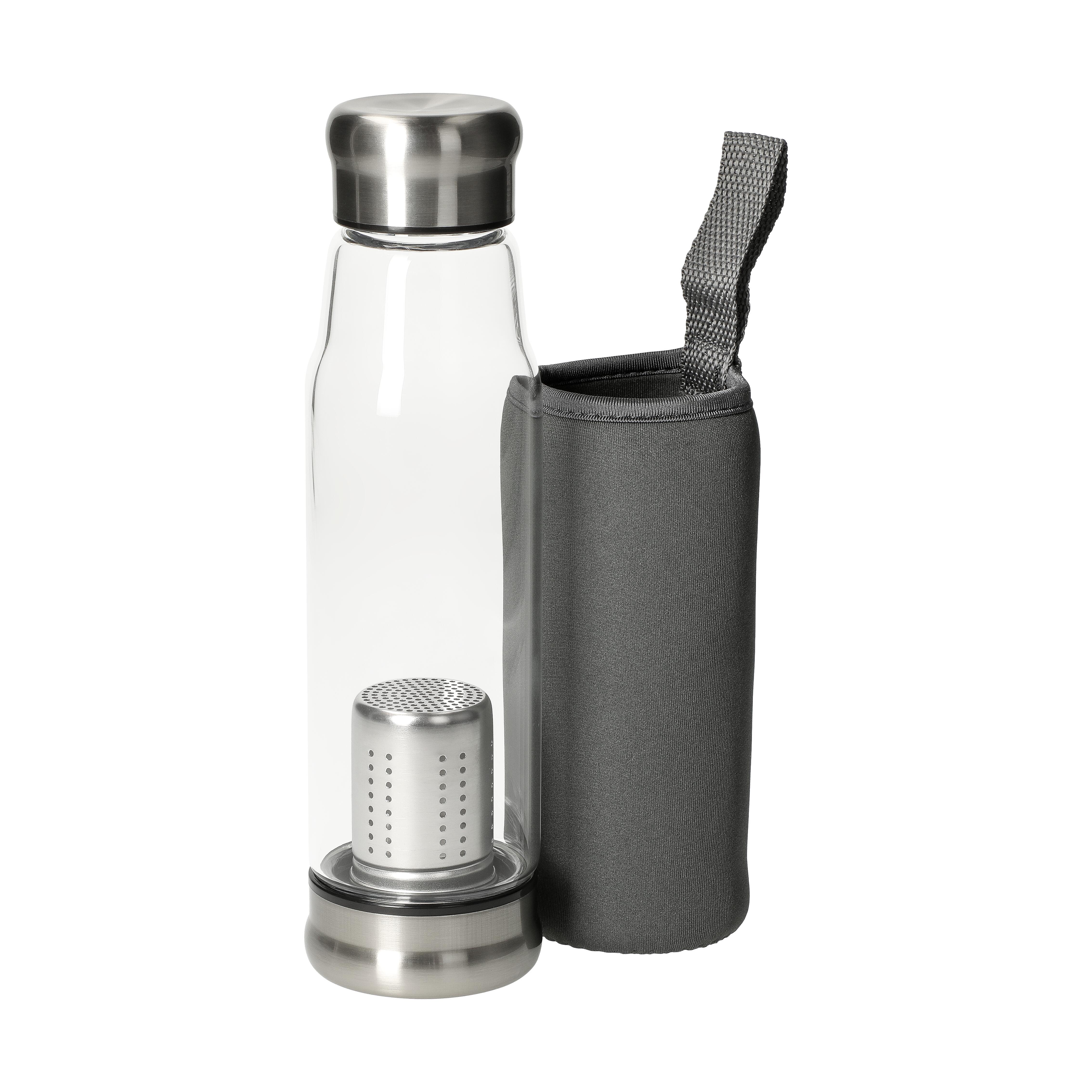 Glasflasche mit Hülle ´Flavour´ 0,5 l