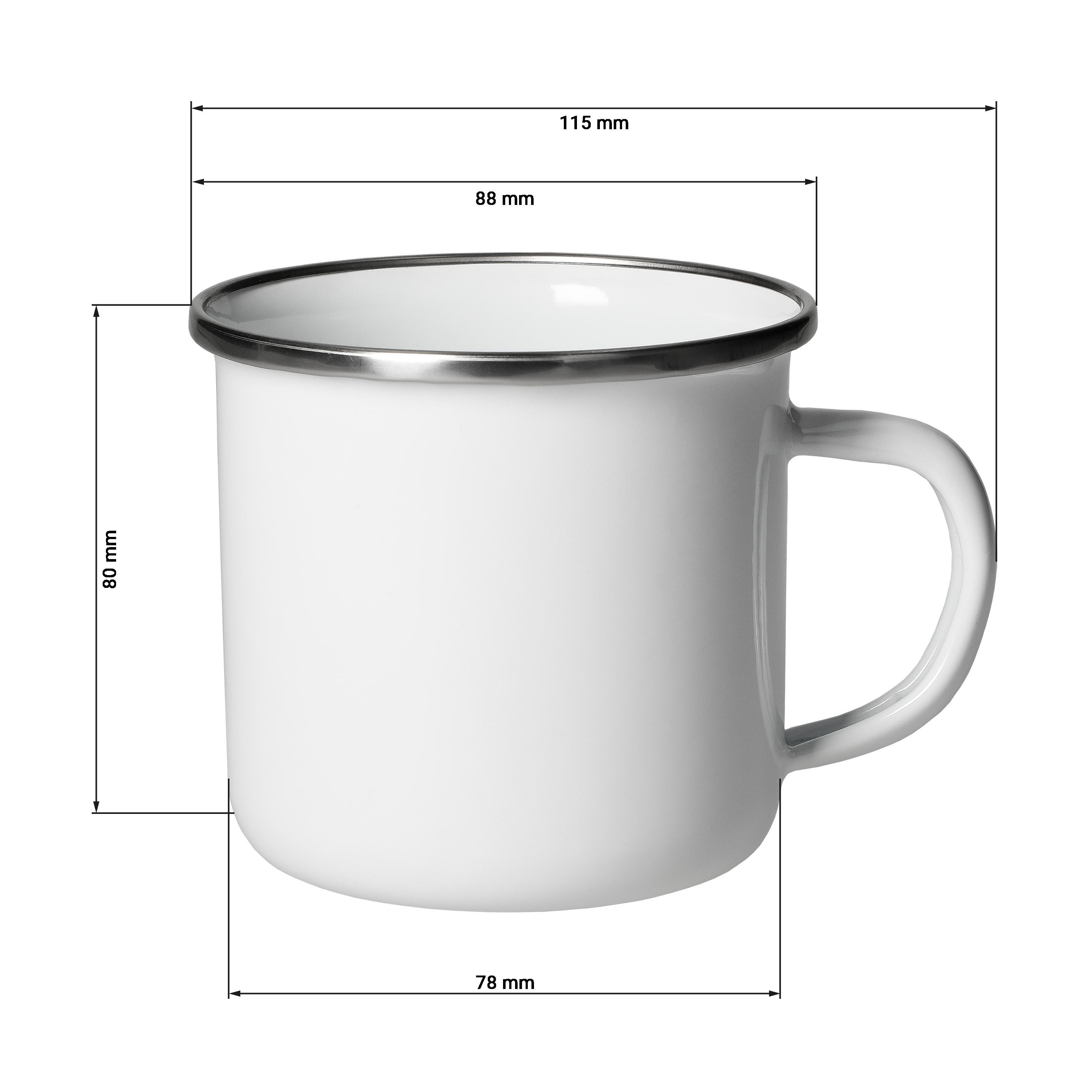 Emaille-Becher ´Cozy´ 300 ml, Subli