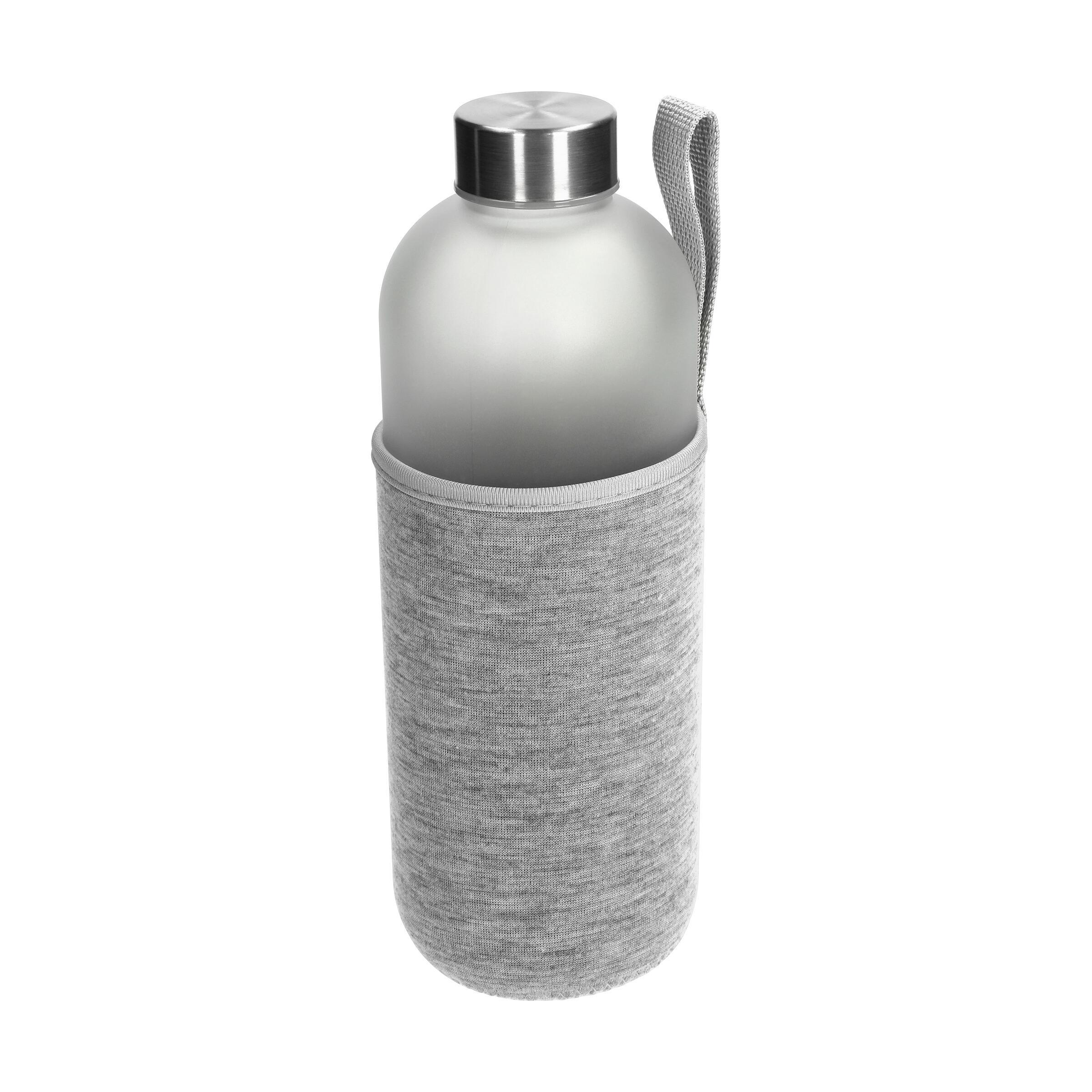 Glasflasche mit Hülle ´Iced´ 1,0 l