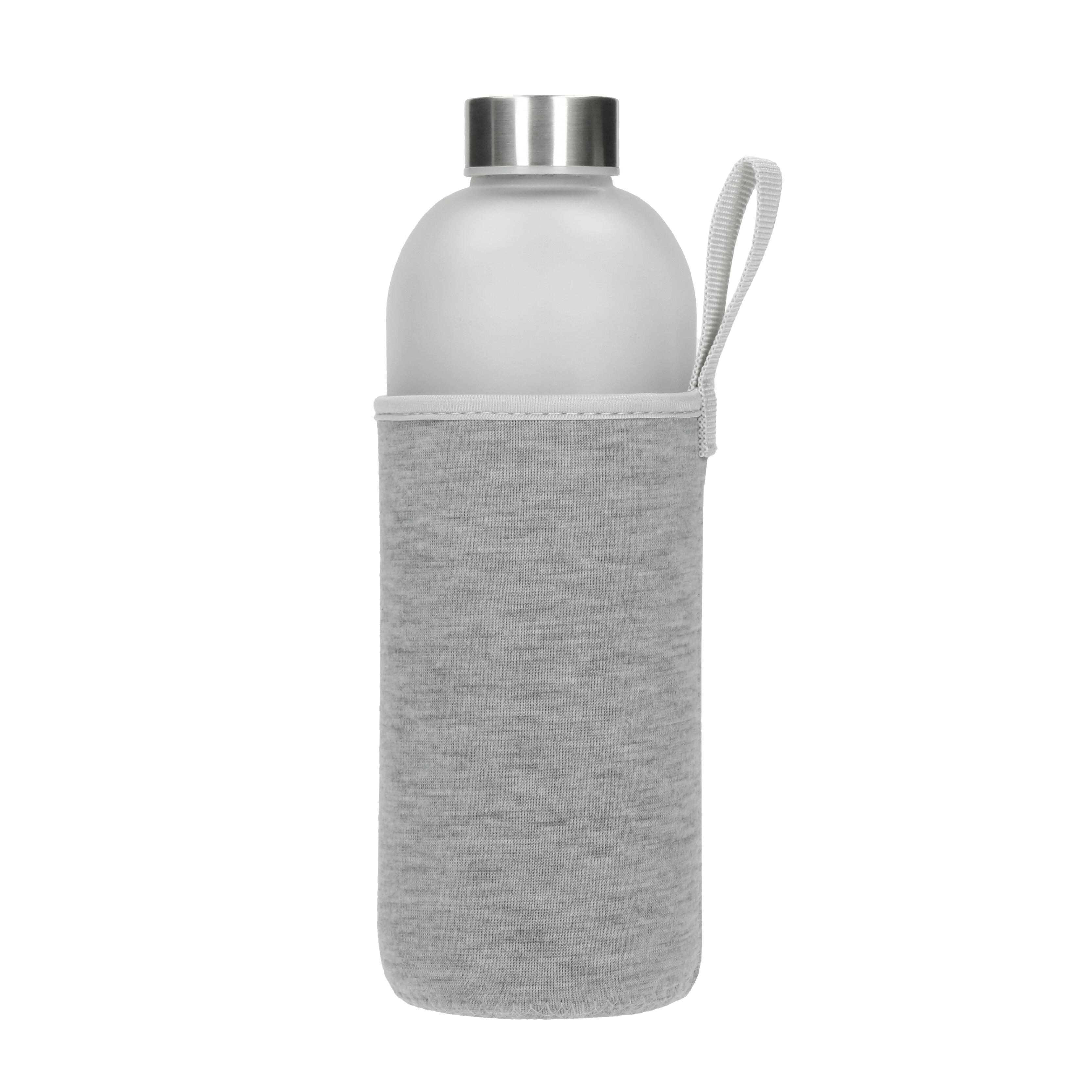 Glasflasche mit Hülle ´Iced´ 1,0 l