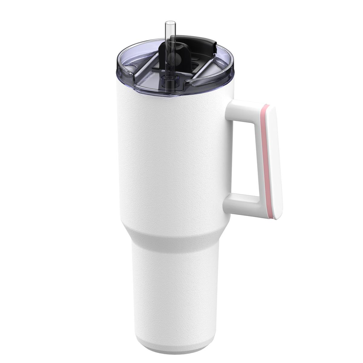 hellmagenta, rose, weiß