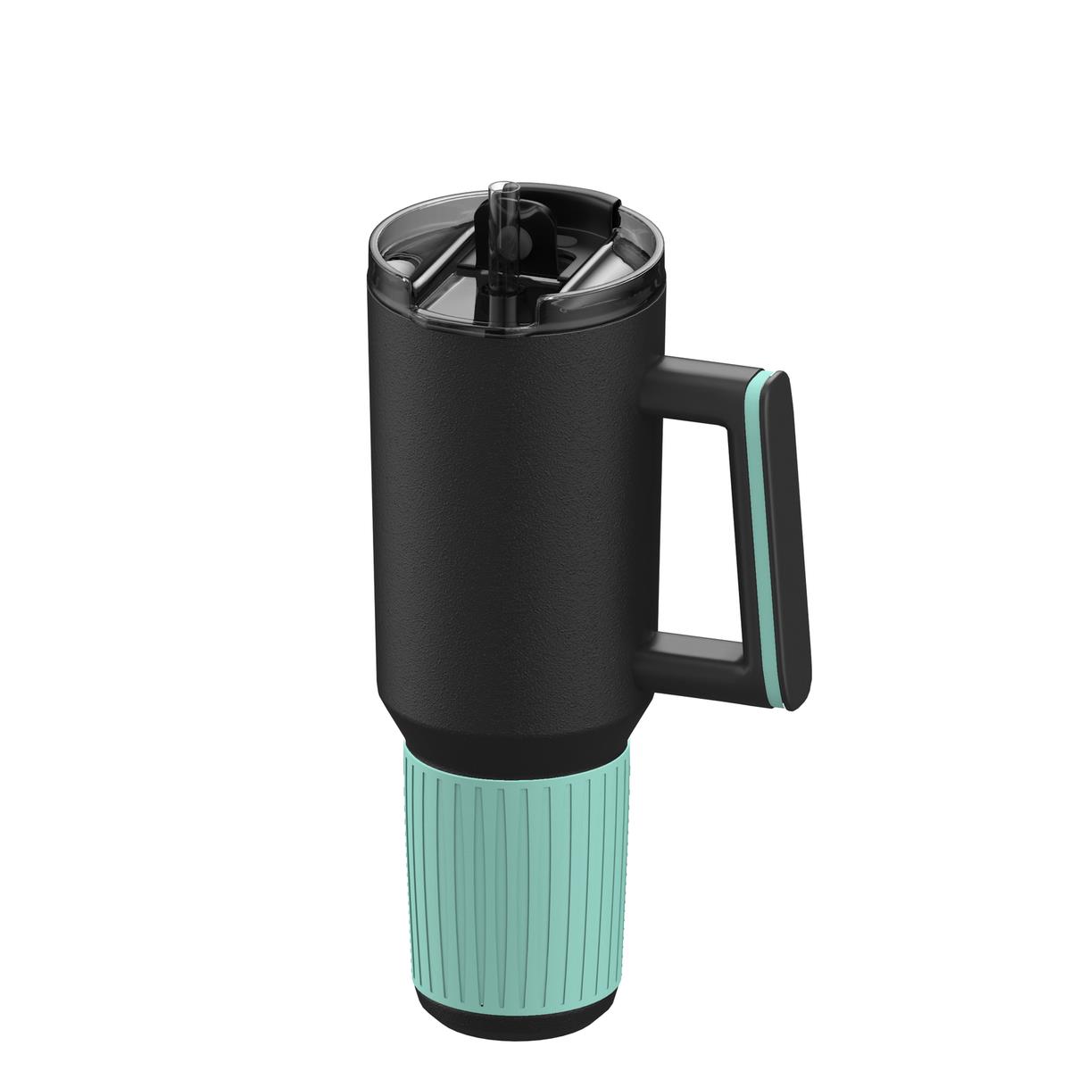 mint, hellblau, schwarz