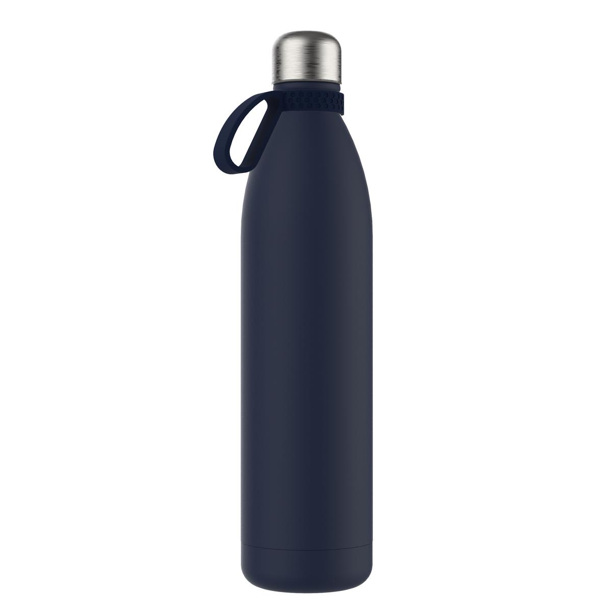 marineblau, silber