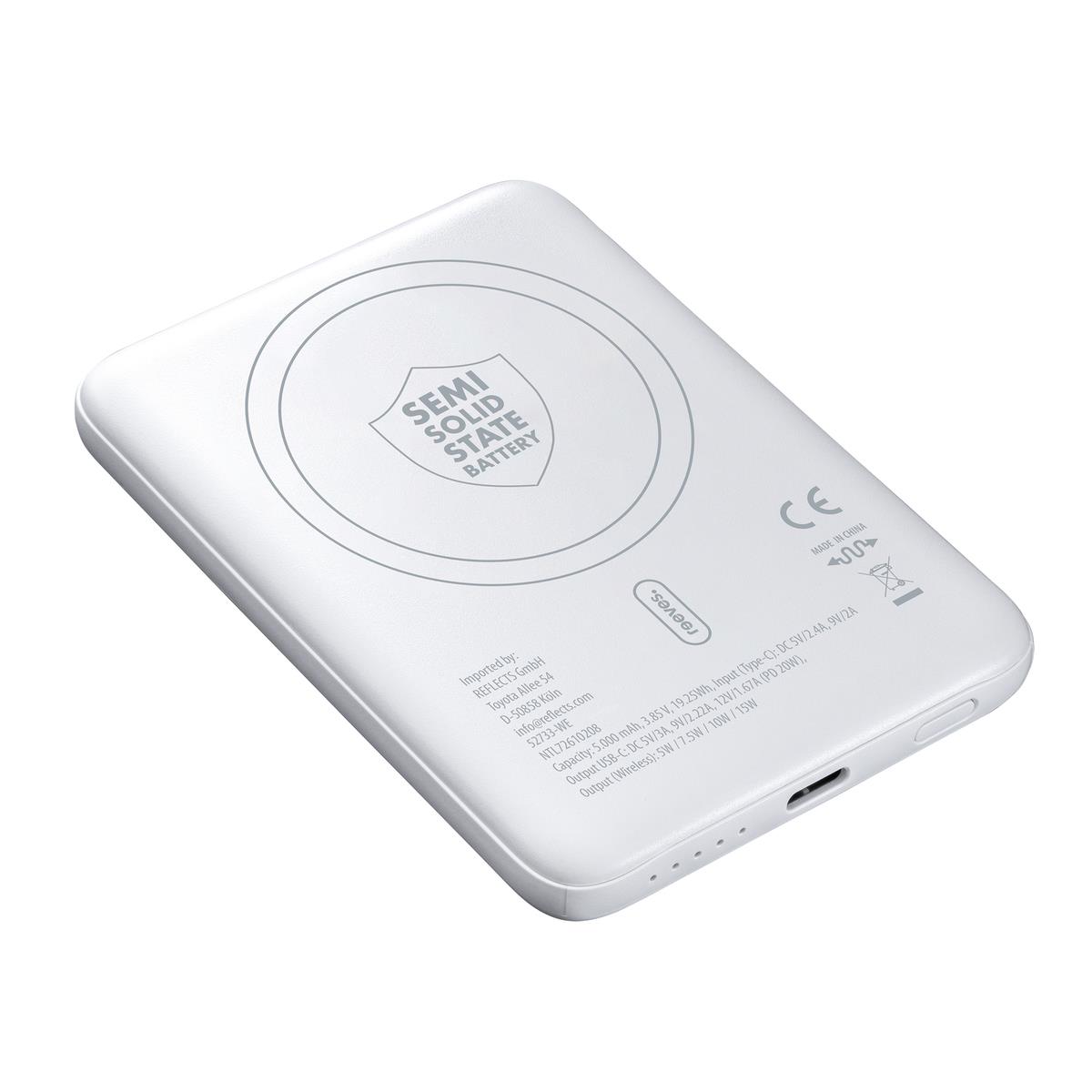 Magnetische 15W Wireless Powerbank REEVES-WATTRON PLUS V