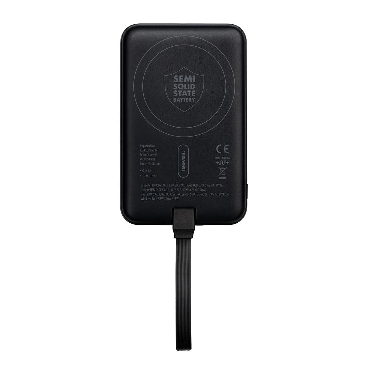 Magnetische 15W Wireless Powerbank REEVES-WATTRON PLUS X
