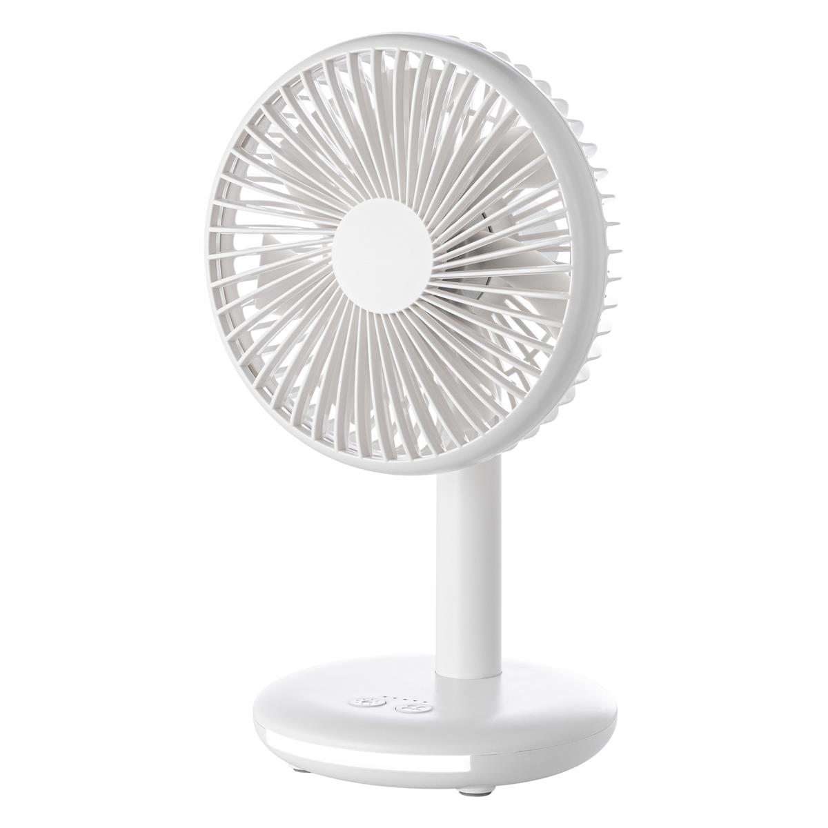 Wiederaufladbarer Ventilator mit Licht REEVES