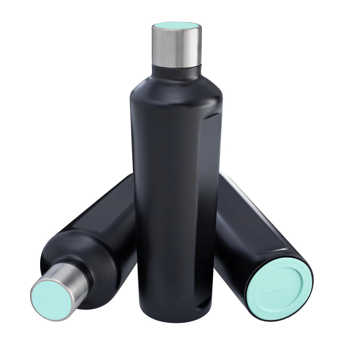 mint, schwarz, silber
