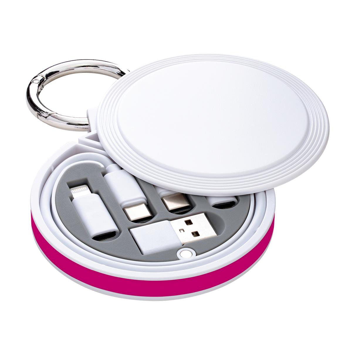 magenta, weiß
