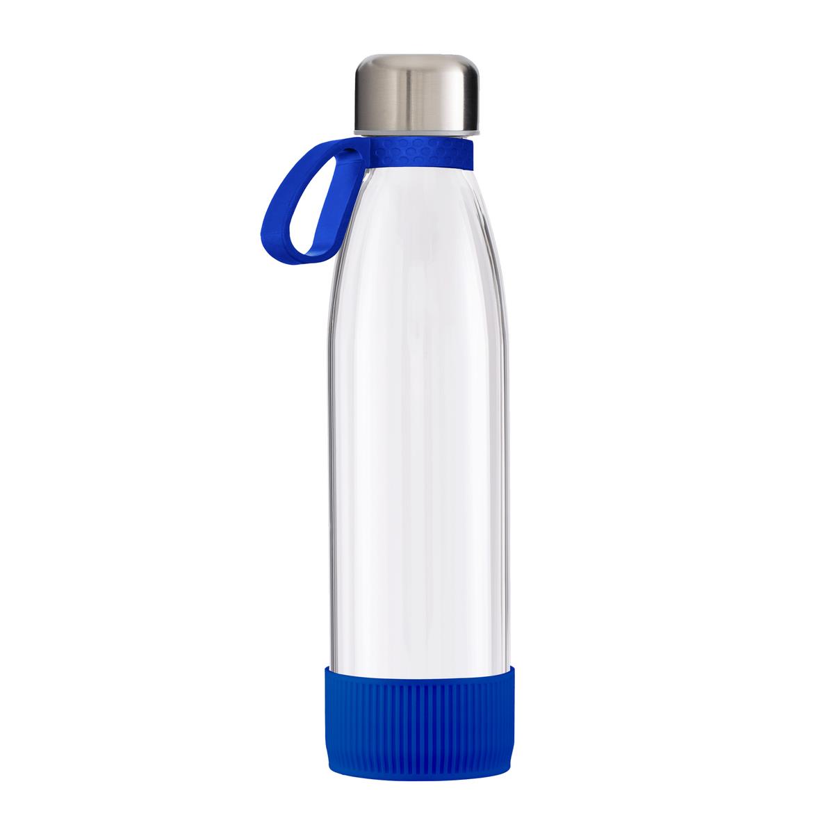 blau, silber, transparent
