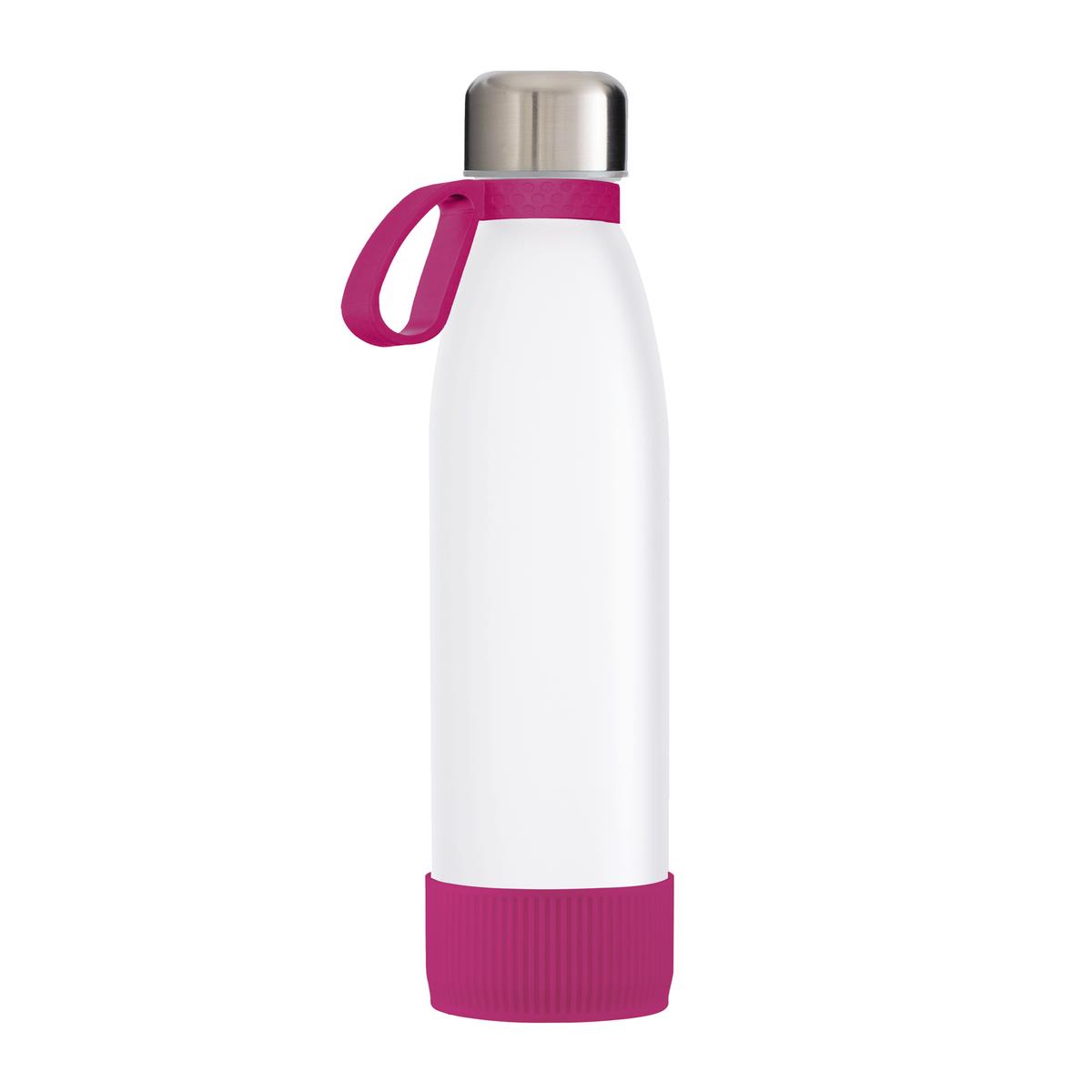 magenta, silber, weiß
