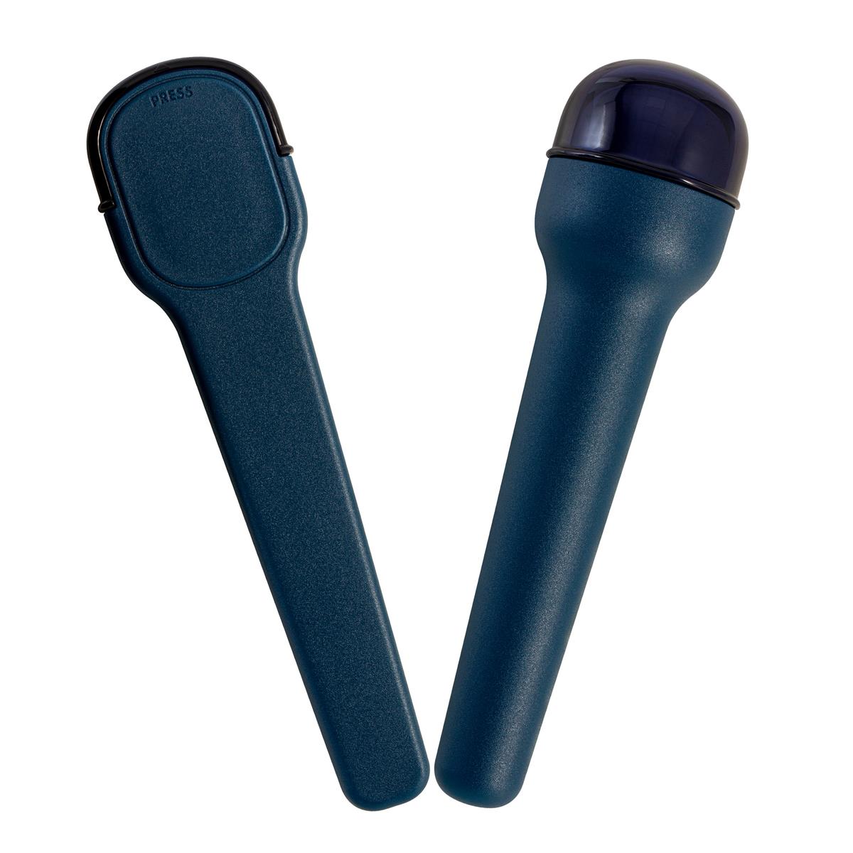 dunkelblau, silber