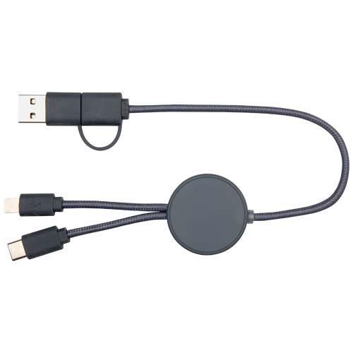 Citala 30 cm 5-in-1 Kabel aus recyceltem Kunststoff für Datenübertragung und 27W Schnellladung