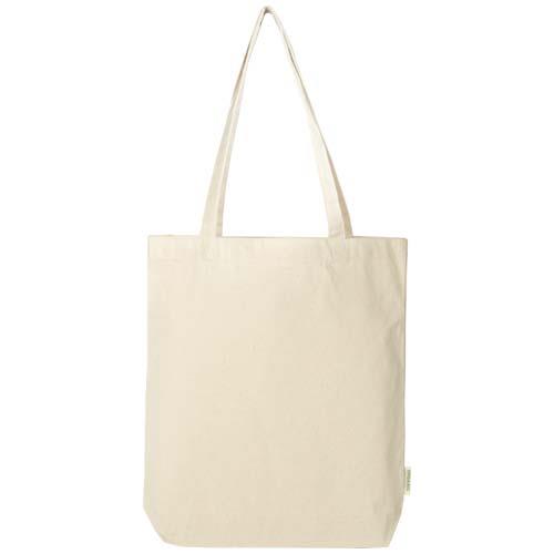 Odisha 180 g/m² OCS Bio-Tragetasche mit breitem Boden 11L