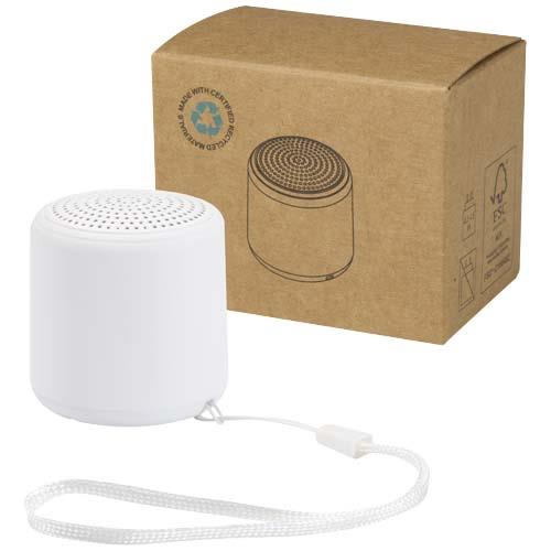 Velkis 3 W Bluetooth® Lautsprecher aus recyceltem Kunststoff