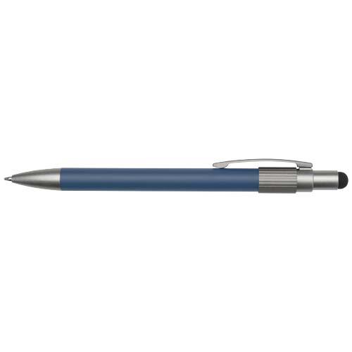 Rill RCS recycelter Kugelschreiber mit Stylus und Fidget Spinner (blaue Mine)