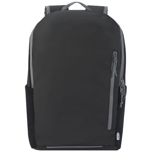Aqua wasserabweisender 15´ Laptop-Rucksack aus GRS Recyclingmaterial 21 L
