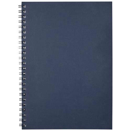 Desk-Mate® A5 recyceltes farbiges Notizbuch mit Spiralbindung