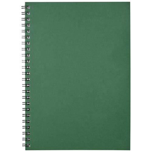 Desk-Mate® A5 recyceltes farbiges Notizbuch mit Spiralbindung