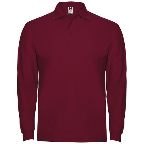 Estrella 220 g/m² Langarm Poloshirt für Herren