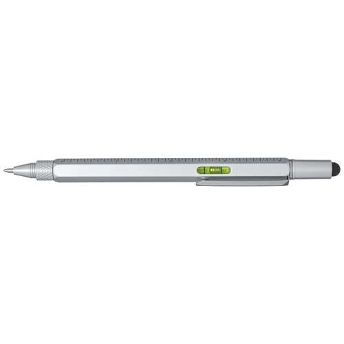 Dora Multifunktionsstift aus recyceltem Aluminium (schwarze Mine)