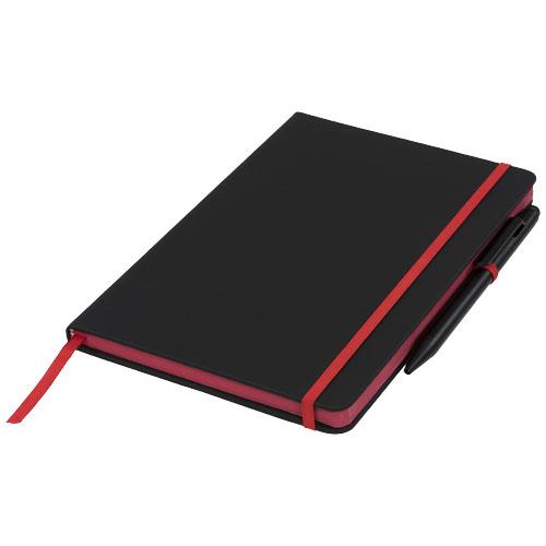 Noir Edge A5 Notizbuch mit farbigem Rand