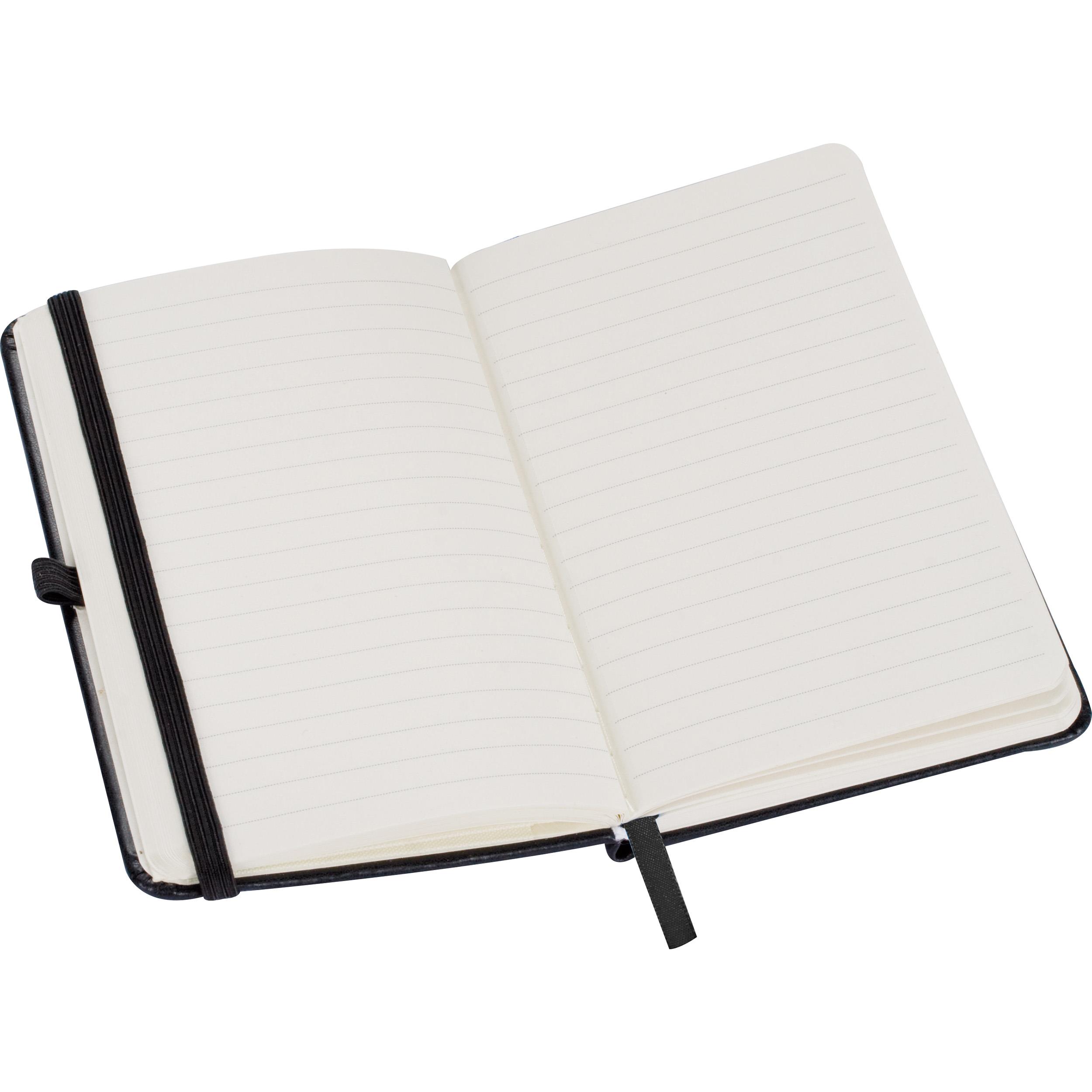 A6 Notizbuch mit Kunstledereinband ALEX