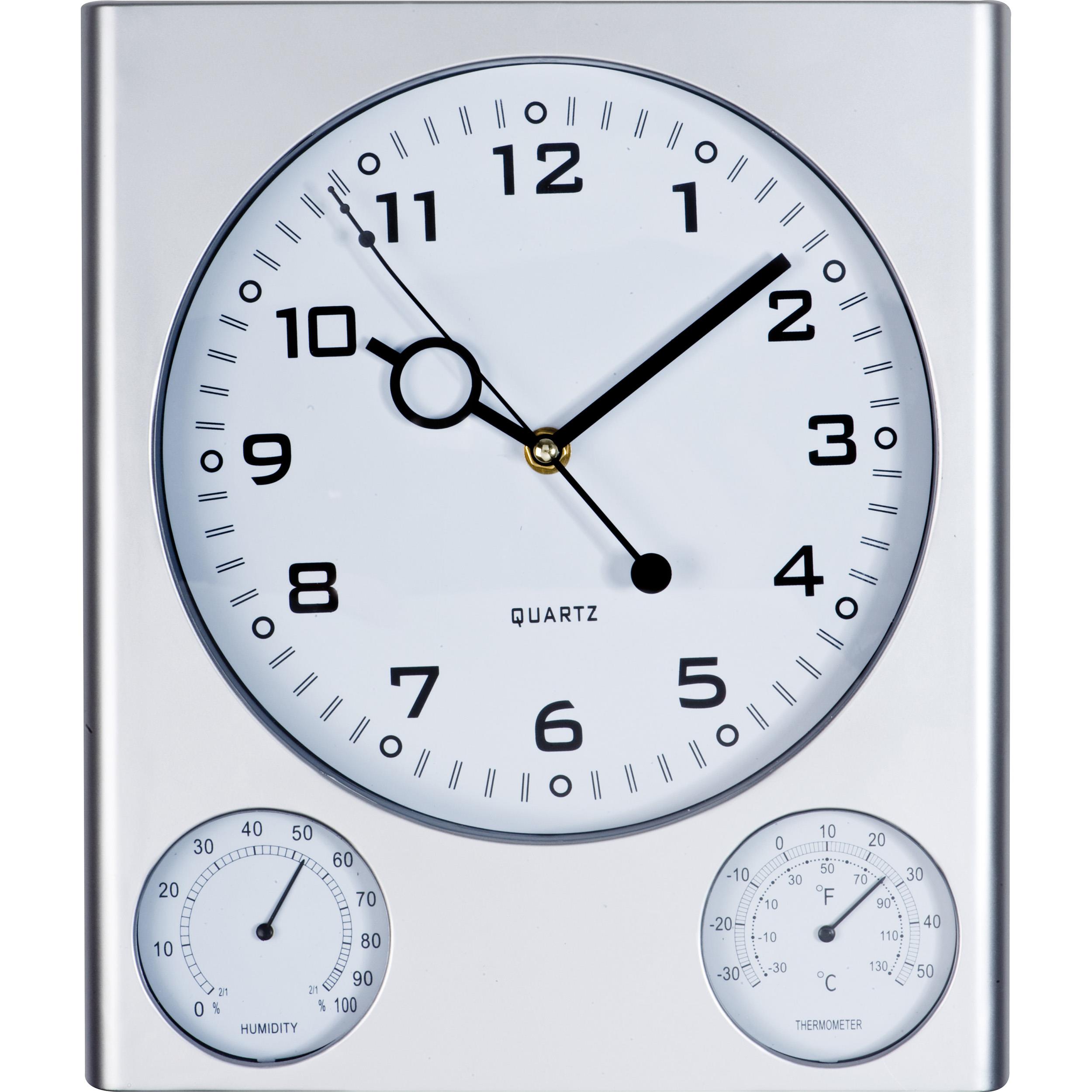 Wanduhr mit Hygrometer und Thermometer RAUL