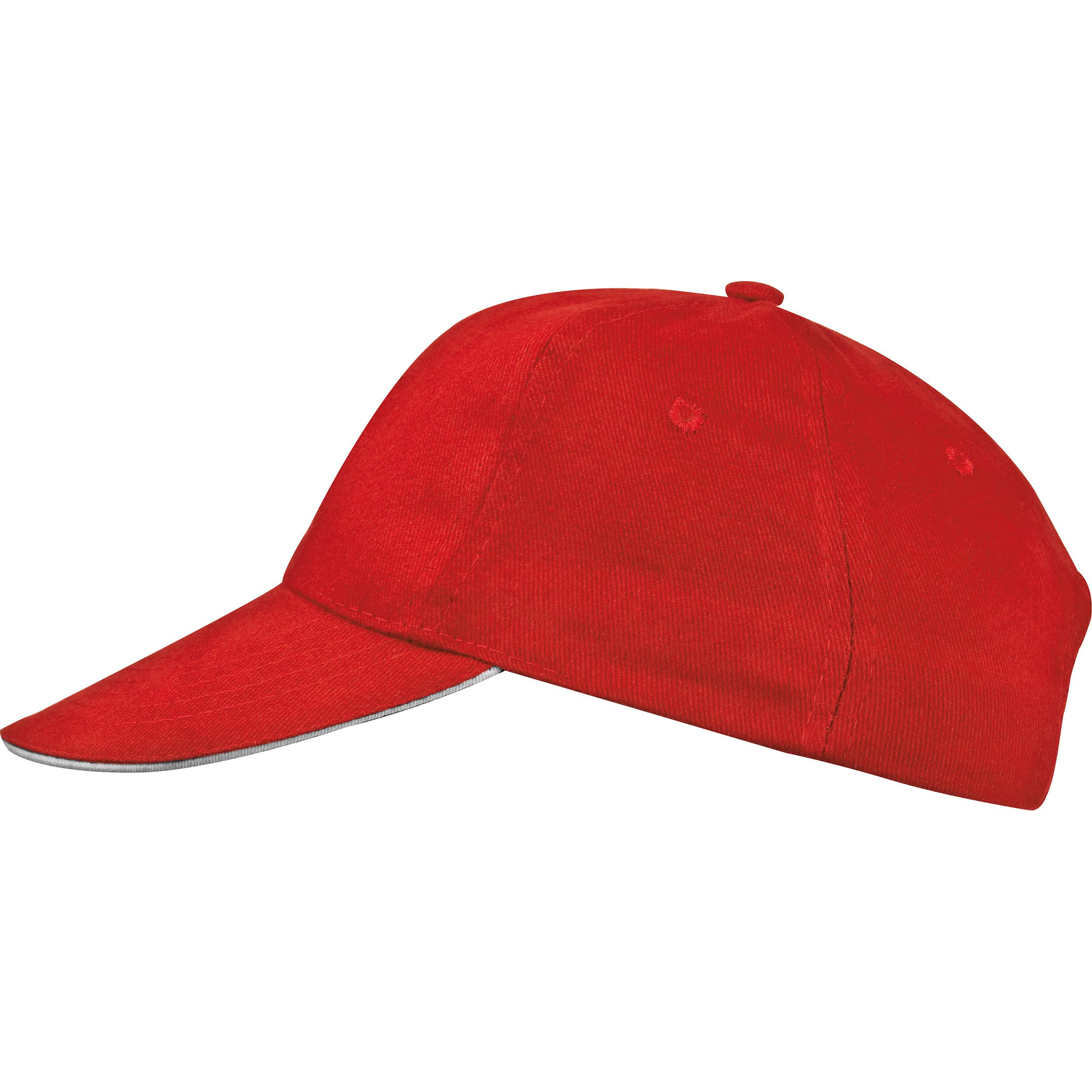 6 Panel Sandwich Baseball Cap CURTIS