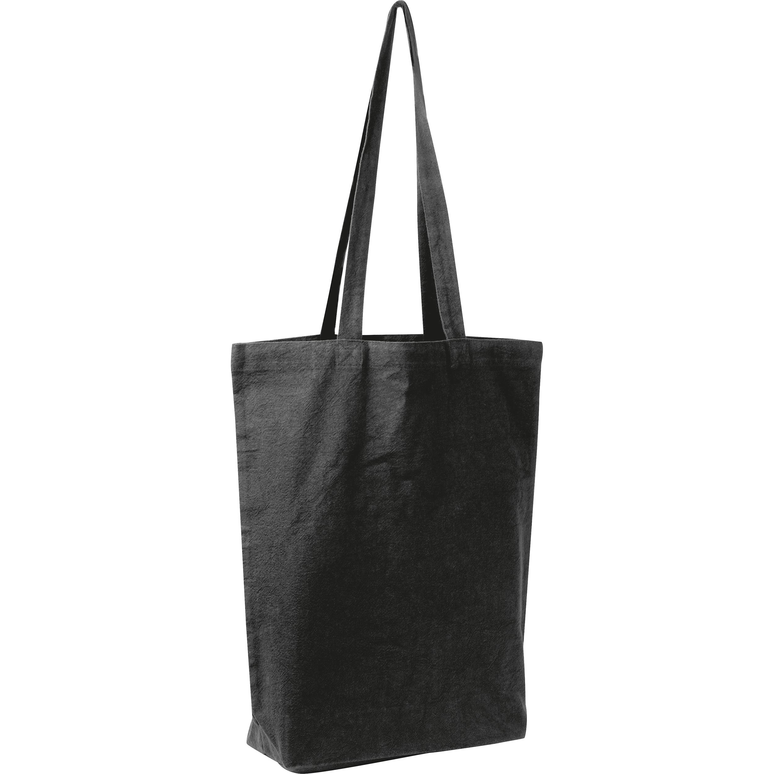 Fairtrade Baumwolltasche mit Bodenfalte PIOTR