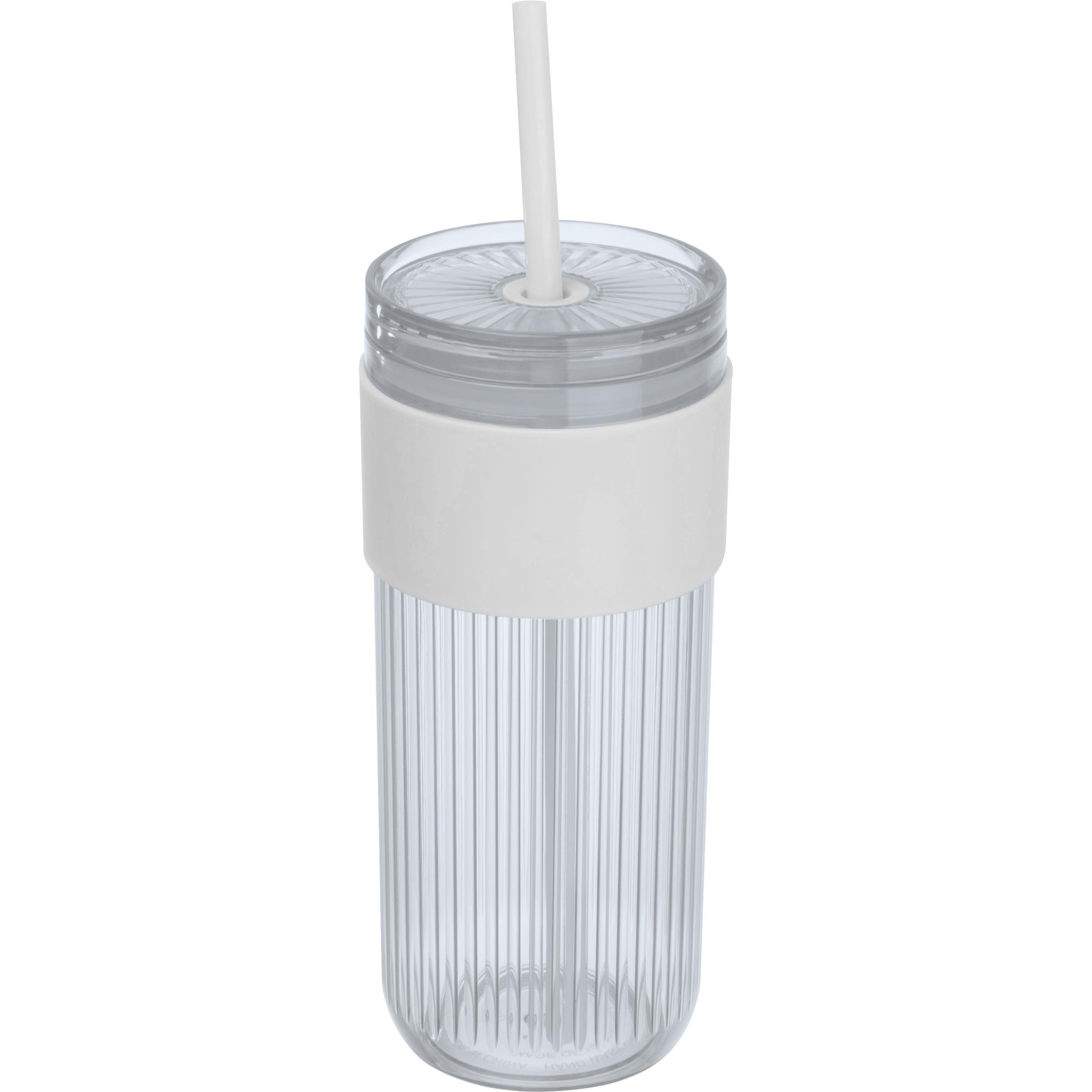 Becher mit Trinkhalm, 660ml SOLEDAD