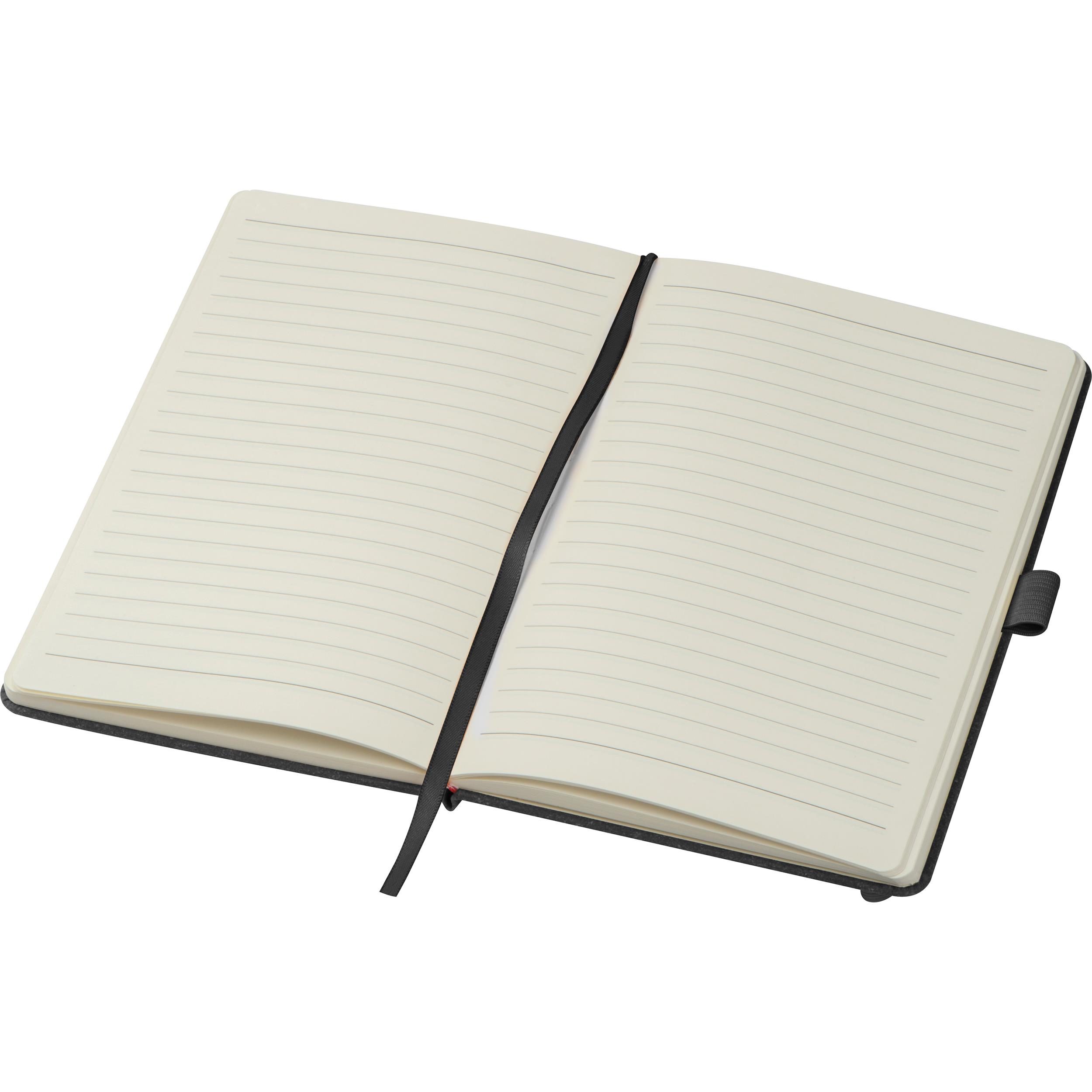 A5 Notizbuch mit recyceltem Ledereinband TRACY