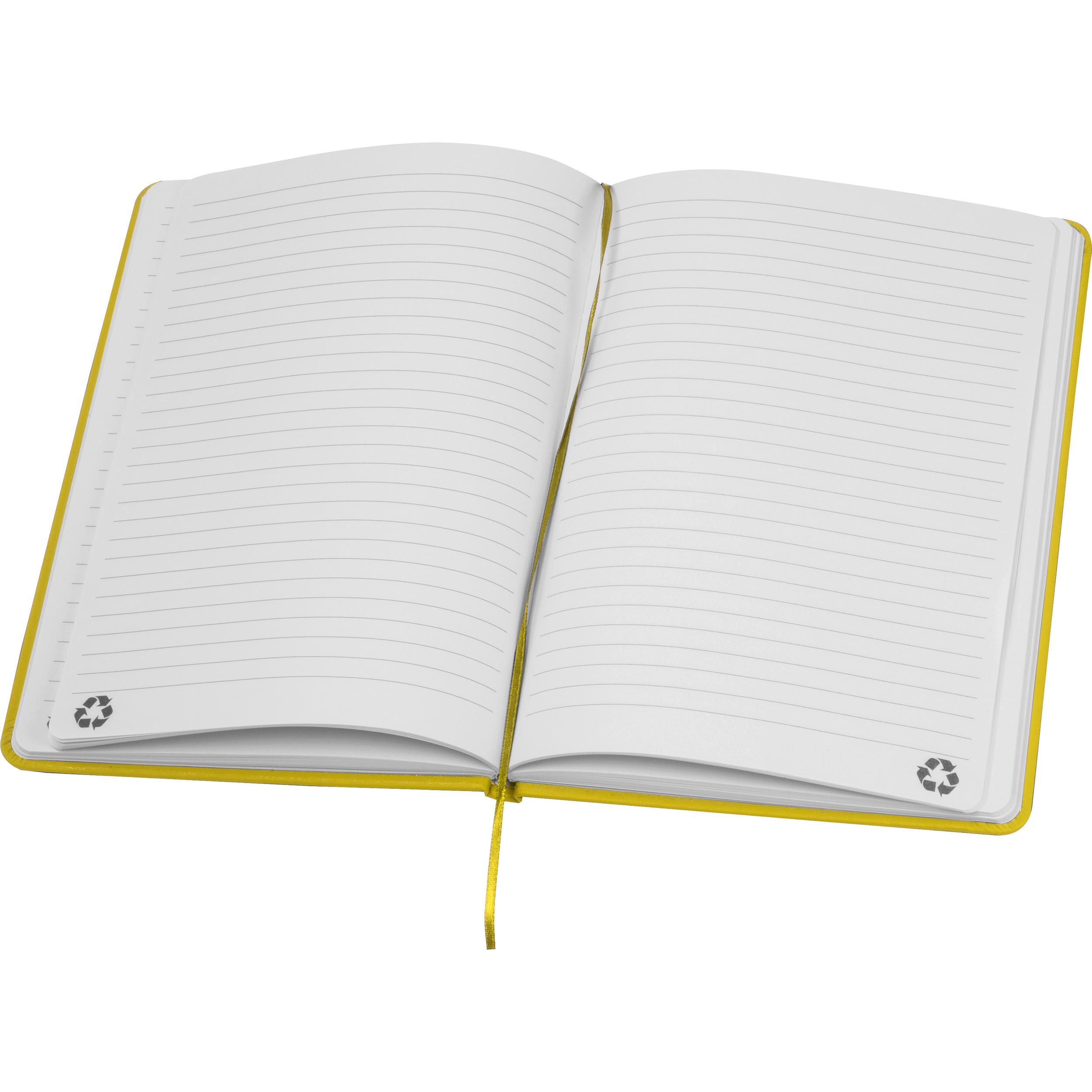 A5 Notizbuch aus recyceltem Papier DOMINIK