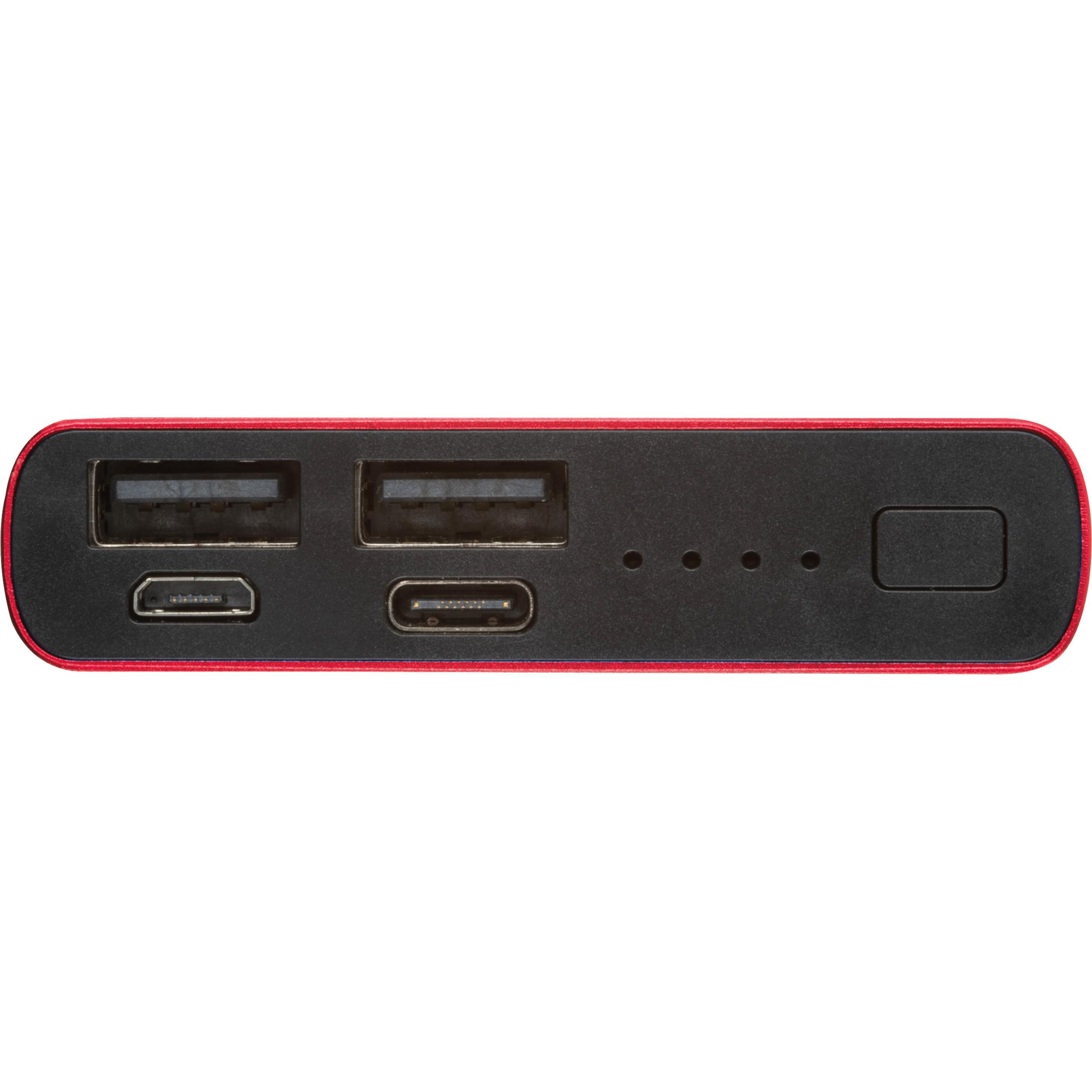 Powerbank aus recyceltem Aluminium 10.000 mAh GIORGIA