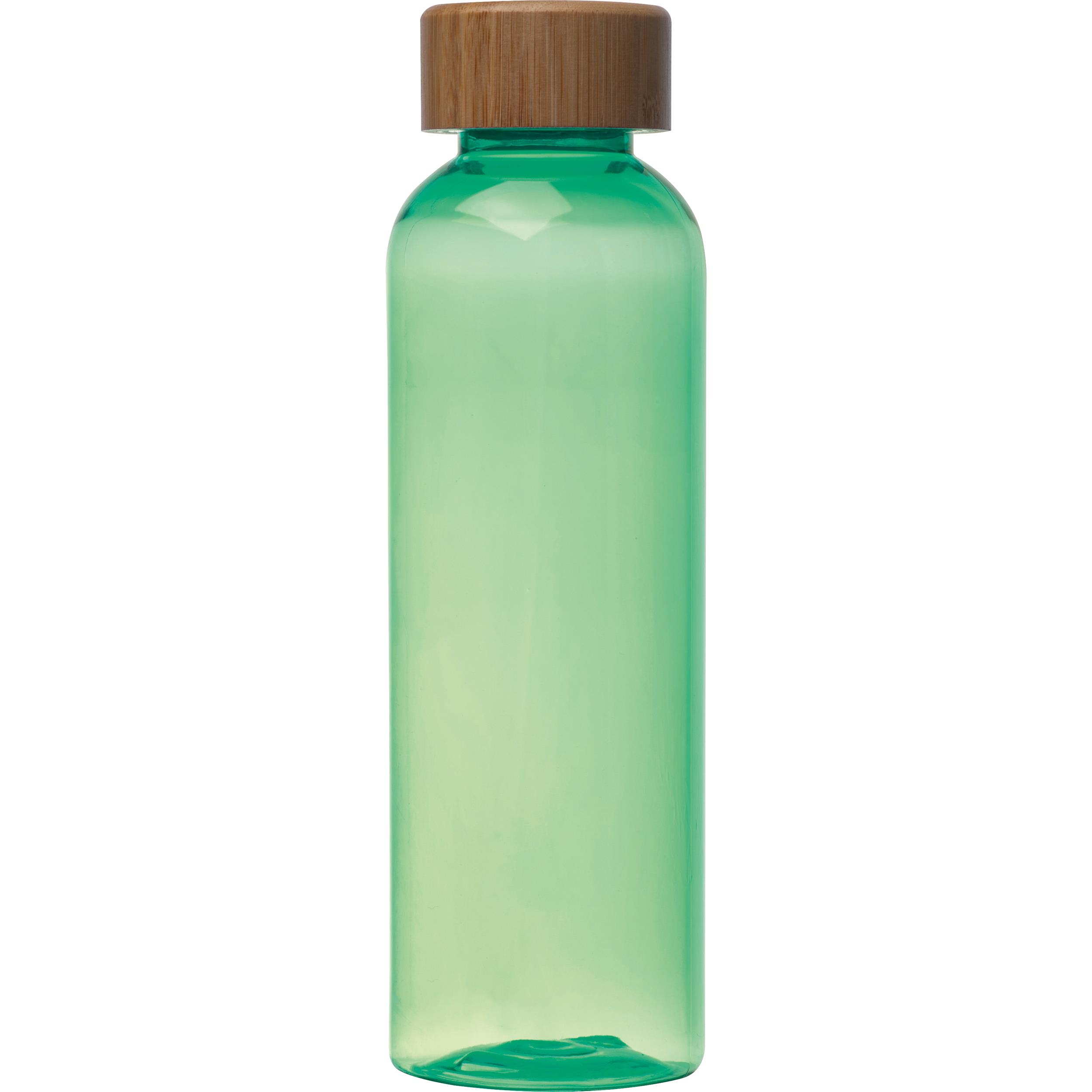 Trinkflasche aus PET mit Bambusdeckel, 500ml  SAMBOR