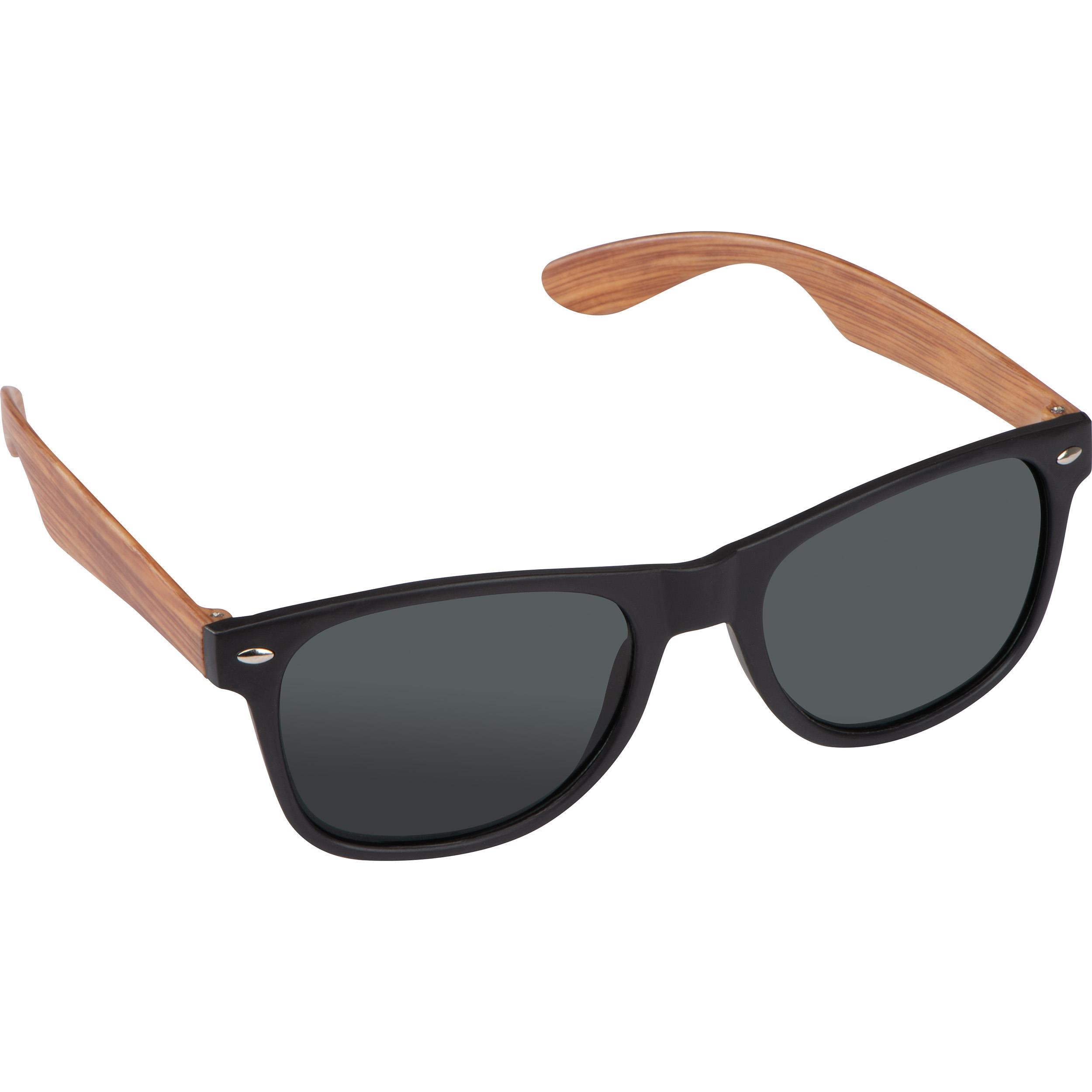Sonnenbrille mit Bügeln in Bambusoptik GISELA