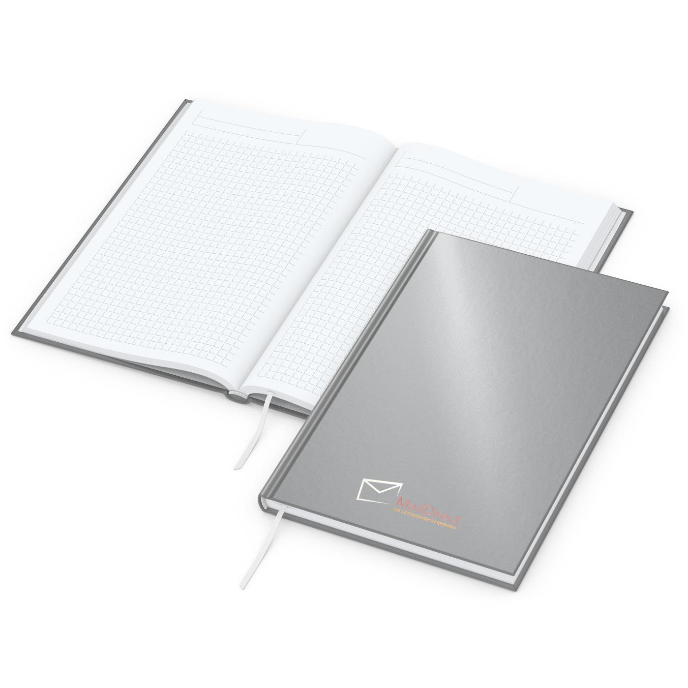 Notizbuch Note-Book EXPRESS Ecken spitz Hardcover matt-farbig