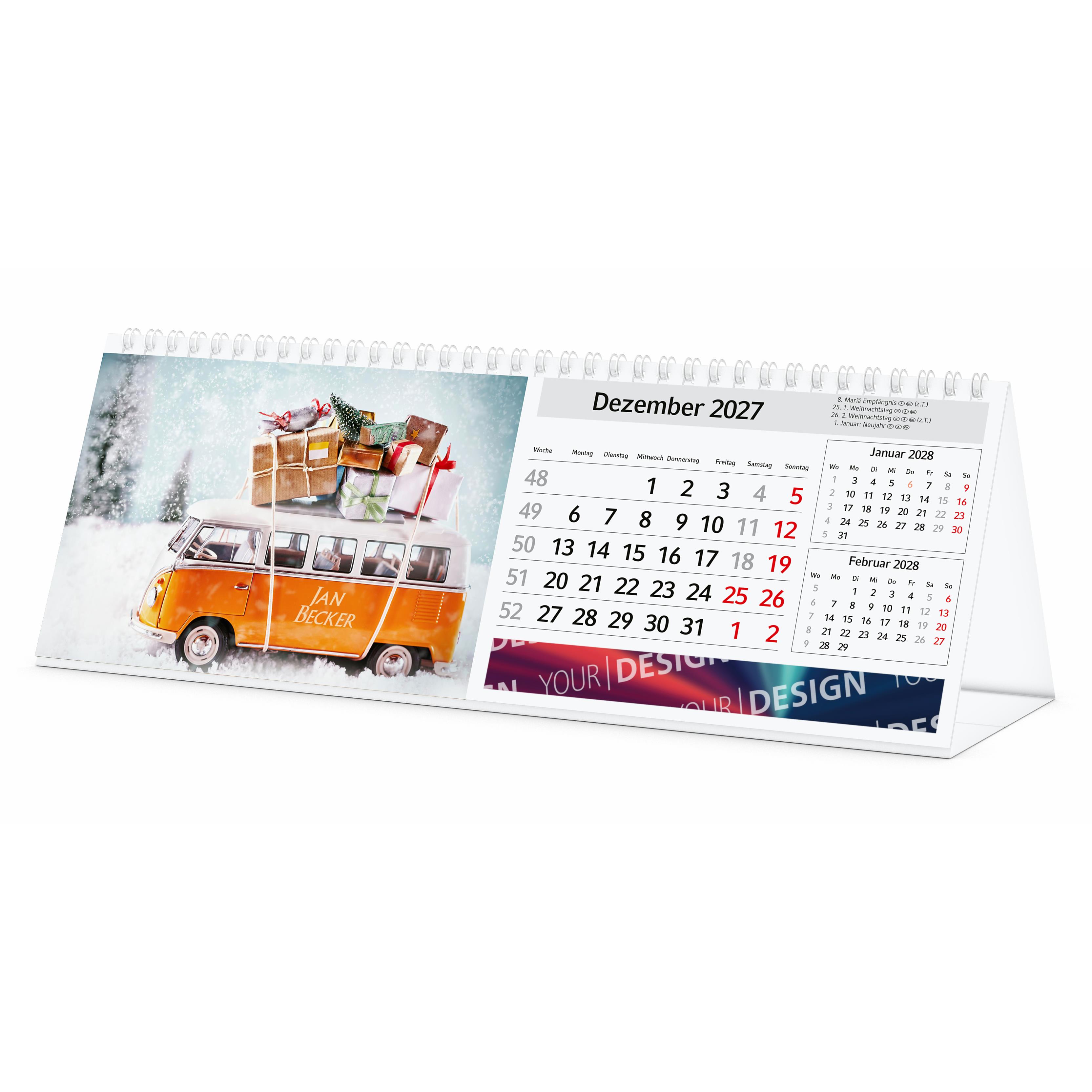 Personalisierter Bildkalender MagicPix Table Quer