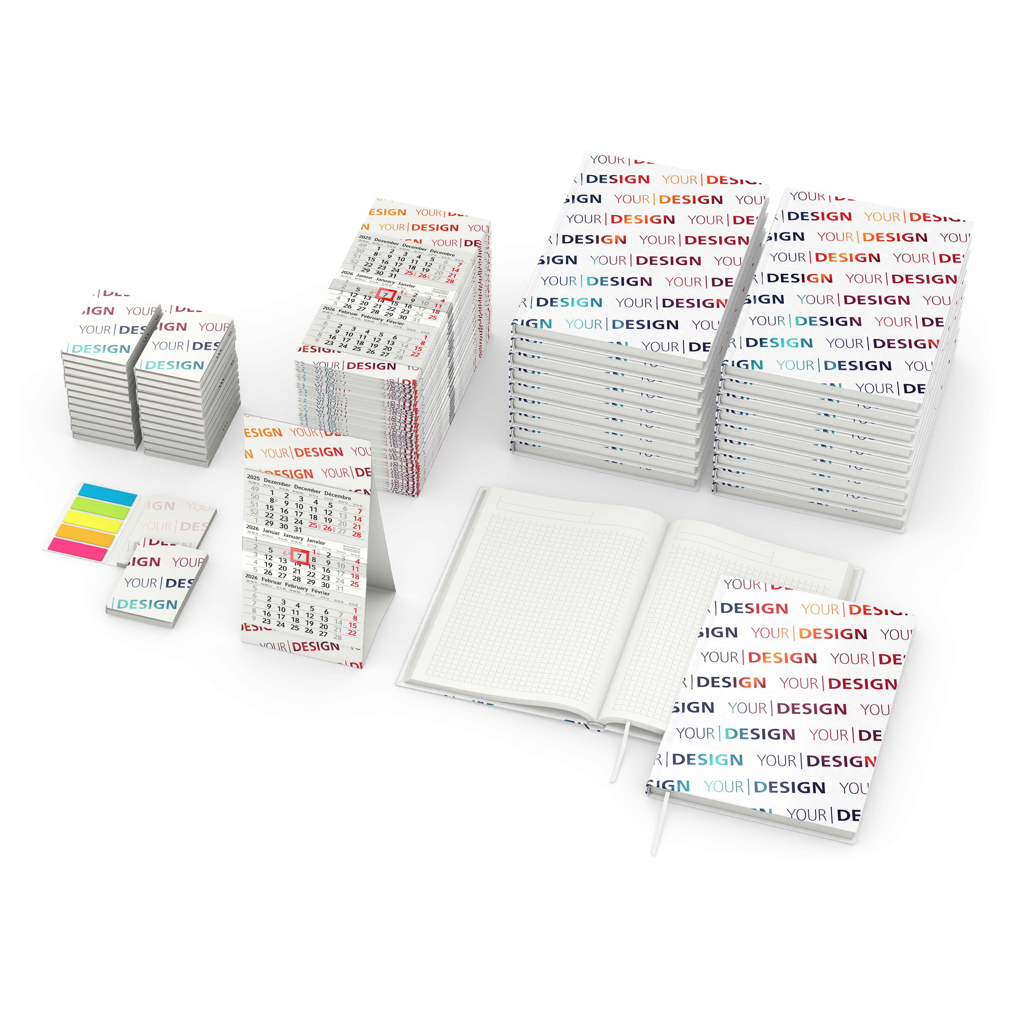 Spar-Set Eco RECYCLING 350 Tischkalender Notizb�cher