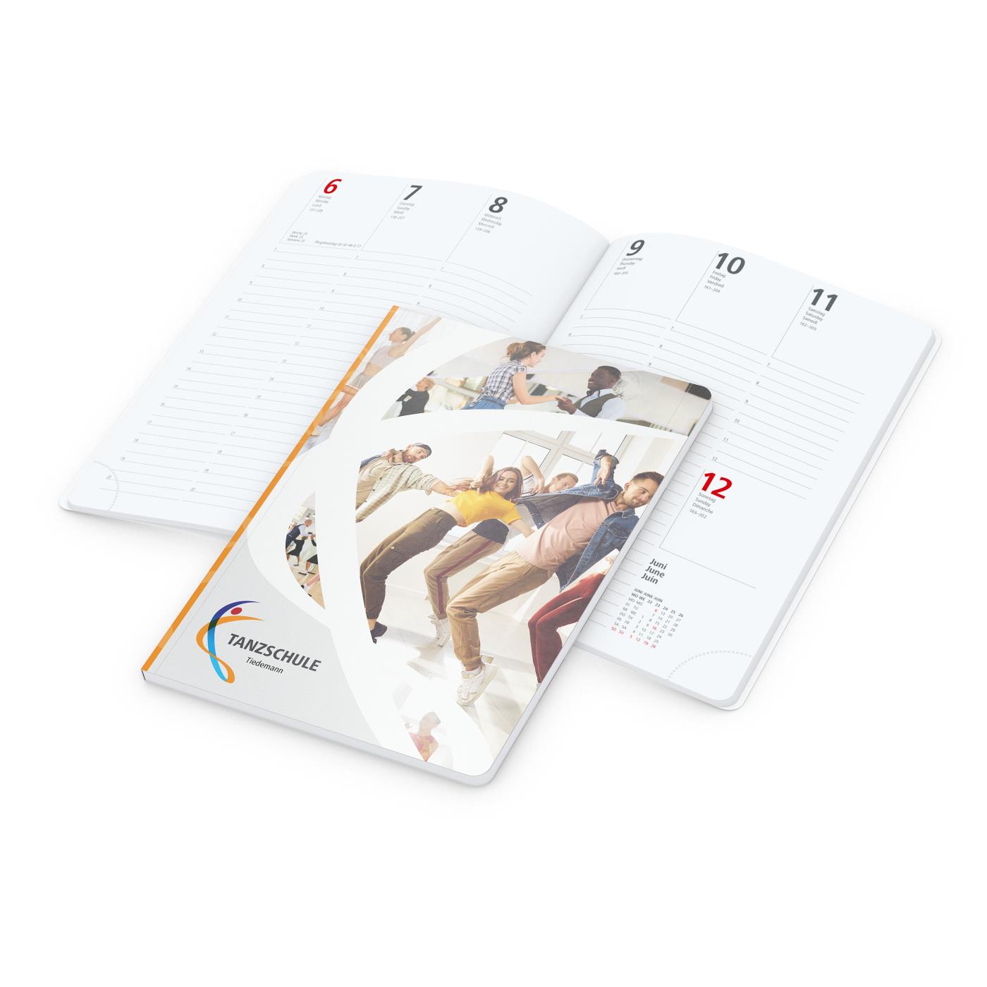 Wochenkalender Prestige-Flexx A5 Naturkarton-Softcover individuell bedruckt