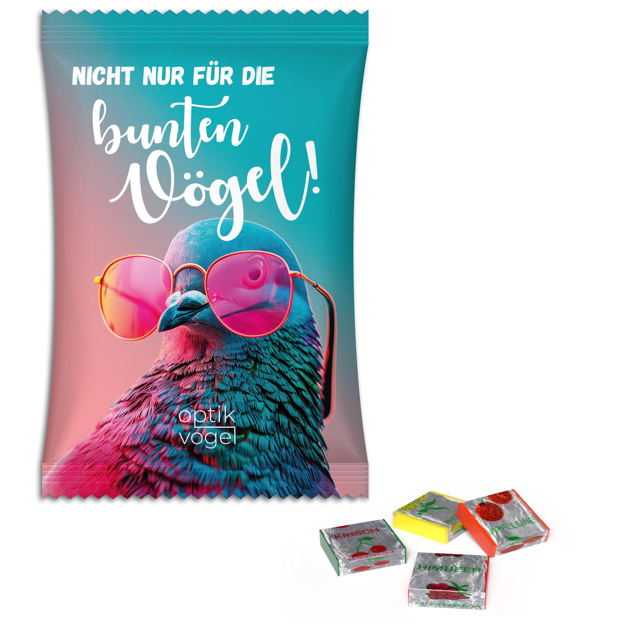 Fruchtkaramellen im Werbetütchen