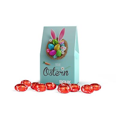 Lindt Lindor Ostereier in Standboden-Kartonage klein