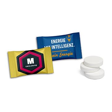Pfefferminztabletten im Flowpack